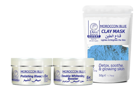 Moroccan blue nila skin whitening kit